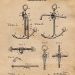 Vintage Sailing Patent Prints, 6 (8×10) Unframed Photos, Wall Art Decor Gifts Under 20 for Home Office Garage Man Cave College Student Teacher Boating Catamaran Regatta Fan