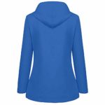 Aniywn Rain Jackets for Women Waterproof Rain Jacket Lightweight Outdoor Windbreaker Rain Coat Shell for Hiking, Travel Blue