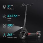 JOYOR Y7-S Electric Scooter for Adults, Max 31 MPH and 43.5-56 Miles Long-Range, Dual Suspension, 10 Inch Off-Road Tires Foldable Electric Scooter for Commute and Travel