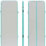 COLCYSE 10ft/17ft/23ft 4 Inch Thickness Air Tumbling Track Tumbling Mat/Air Tumbling Track Inflatable Gymnastics Tumble Track Gym Mat for Home Use/Training/Cheerleading/Yoga/Water Fun