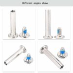 VGEBY1 10Pcs Skating Screws, Durable Rugged Inline Skate Replacement Skating Screws Children Adults Skates Wheel Axles Hardware Accessory(31 mm)
