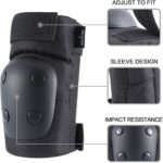 Adult Knee Pads Elbow Pads with Wrist Guards 6 in 1 Protective Gear Set for Skateboarding Skating Biking Roller Skating Cycling (XLarge)