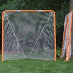 EZGoal Lacrosse Folding Goal, 6 x 6-Feet, Orange