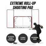 Better Hockey Portable Roll-Up Shooting Pad – Feels Like Real Ice, for Passing Stickhandling and One Timers, Large 4 Foot x 8.5 Foot Size