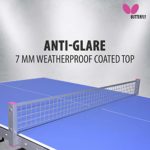 Butterfly Park Outdoor Ping Pong Table | Outdoor Table Tennis Table for Parks, Beaches, Playgrounds | Anti-Glare Weatherproof Ping Pong Top | Outdoor Ping Pong Net | Sturdy Frame with 10 Year Warranty