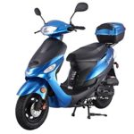 TAO 49cc / 50cc street legal fully automatic scooter moped with a Matching trunk – Choose your color