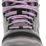KEEN womens Tempo Flex Mid Height Lightweight Waterproof Hiking Boot, Steel Grey/African Violet, 8.5 US