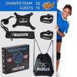 OVANTO Volleyball Training Equipment Aid – Solo Volleyball Trainer Kit to Serve & Spike Like A Pro – Fits 20-46” Waists, Reinforced Cord Stretching 18 ft – Great Volleyball Gifts for Teen Girls & Boys