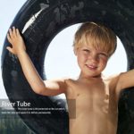 River Tube for Floating Heavy Duty Inner Tube for River Snow Tube River Tube Heavy-Duty Swim and Snow Tube & Inflatable Water Float,River Tube, Sledding Float,Pool Closing Inner Tube (48″)