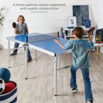 Best Choice Products 6x3ft Portable Ping Pong Table Game Set, Folding Indoor Outdoor Table Tennis for Rec Room w/ 2 Paddles, 2 Balls, Net, Carrying Bag, Adjustable Feet