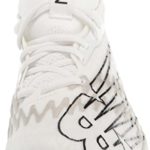 New Balance mens Burn X 3 Speed Lacrosse Shoe, White/Dynomite, 8.5 US