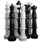 MegaChess Giant Oversized Premium Chess Set with 49 Inch Tall King with Hard Plastic Chess Board