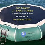 Island Hopper 17′ Bounce N Splash Padded Water Bouncer