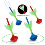 JOYIN Lawn Darts Game Set for Kids and Adults – Glow in The Dark Outdoor Games Lawn Games for Adults and Family, Soft Tip Lawn Darts Set for Kids Camping Games, Outside Yard Games