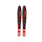 O’Brien Vortex Widebody Combo Water Skis 65.5″, Red, Crimson (2181130)