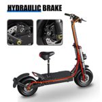 6000W 60V Electric Scooter Adults 50 Mph Fast Speed & 40 Miles Long Range, Foldable Scooter Electric for Adults with Seat, 13 Inch Big Wheel, Hydraulic Brake