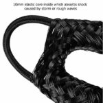 XUANNIAO Bungee Boat Dock Line Mooring Rope Boat Accessories Docking Lines PWC Dockline for Boats Kayak, Jet Ski, Pontoon, Canoe, Power Boat WaveRunner, 4 Pack
