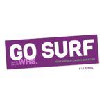Sex Wax Surfboard Wax & Go Surf Sticker, 3 Pack, Coconut Scent, Warm Water Formula
