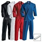 Century Martial Arts Middleweight Student Uniform with Elastic Pant – Red, 5 – Adult Large