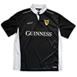 Guinness Black/White Performance Short Sleeve Rugby Shirt (XX-Large)