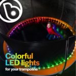 Brightz BounceBrightz LED Trampoline Lights – Color Jump Sensor – Color Changing LED Light Trampoline Accessories, Fits 15’ Diameter – Water-Resistant Light – Trampoline LED Lights – Trampoline Games