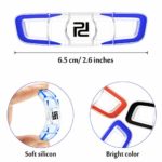 Gejoy 6 Pieces Tennis Vibration Dampener Tennis Racket Soft Silicon Racket Dampener Long Tennis Dampener Racquetball Accessories for Tennis Player Sports Favor
