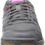 ASICS Women’s Gel 1150V Volley Ball Shoe,Smoke/Knock Out Pink/Silver,8.5 M US