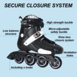 Inline Skates for Women and Men, Inline Roller Skates Blades Unisex, Adults Fitness Outdoor Youth Performance Pro Inline Skates, Ladies Hockey Beginners Professional Speed Sports Racing Skating