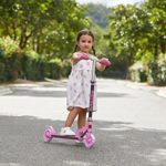 WeSkate Scooter for Kids with LED Light Up Wheels, Adjustable Height Kick Scooters for Boys and Girls Ages 3-12, Rear Fender Break, Folding Kids Scooter, 110lb Weight Capacity