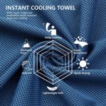Cooling Towel Microfiber Cool Towel,Soft Breathable Chilly Towel for Yoga, Golf, Gym, Camping, Running, Workout & More Activities