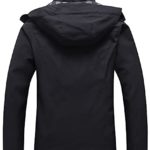 Women’s Waterproof Rain Jacket Lightweight Hooded Raincoat for Hiking Travel Outdoor Black XL