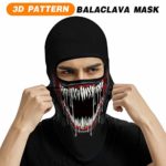 Venswell 3D Balaclava Ski Mask Cool Skull Animal Full Face Mask Cycling/Motorcycle/Halloween