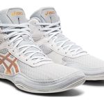ASICS Men’s Matflex 6 Wrestling Shoes, 11, Glacier Grey/Pure Gold