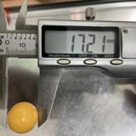 Lambid 100 X 68 Cal Paintball Ammo Hard Nylon Projectiles Less-Lethal 68 Caliber Self Defense Kinetic Balls Solid Practice Paintballs (Gold)