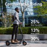 NIU Electric Scooter for Adults – 700W Max Power, 31 Miles Long Range, Max Speed 20MPH, Triple Braking System, Wider Deck, 9.5” Tubeless Fat Tires, Portable Folding KQi3 Pro E Scooter, UL Certified