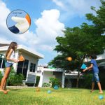 Rabbitale Outdoor Indoor Game Activities for Boys and Girls – 4 Catch Launcher and 6 Balls, Lawn Games Backyard Toys & Camping Toys, Halloween Party Favors for Kids Age 5 6 7 8 9 10 12+ and Adults