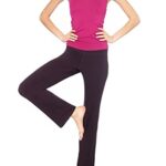 No Nonsense Women’s Sport Yoga Pant, Black, Large