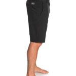 Quiksilver mens Union Amphibian Hybrid 20 Inch Outseam Water Friendly Casual Shorts, Black Solid, 34 US