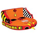 SportsStuff Inflatable Big Mable Double Rider Towable Tube & Ball Towing System