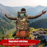 70L Highland Tactical Backpack for Men, Large Survival Hunting Waterproof Hiking Backpack Men, Camping Molle Rucksack Military Backpack for Men Gift