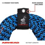 Airhead Tow Rope for 1-3 Rider Towable Tubes, 1 Section, 60-Feet
