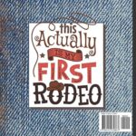 Guest Book: First Rodeo Theme Cute Birthday Party Guest Book Includes Gift Tracker and Picture Memory Section