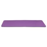 Amazon Basics Extra Thick Exercise Yoga Gym Floor Mat with Carrying Strap – 74 x 24 x .5 Inches, Purple