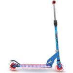 Huffy Marvel Spider-Man Electro-Light Inline Scooter for Kids, Blue
