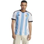 adidas Men’s Soccer Argentina 22 Home Jersey (as1, Alpha, x_l, Regular, Regular, X-Large) White/Blue