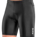 SLS3 Triathlon Shorts Men – Tri Short Mens – Men’s Triathlon Shorts (Black, Large)