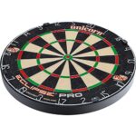 Unicorn Eclipse Pro Dart Board with Ultra Slim Segmentation – 30% Thinner Than Conventional Boards – For Increased Scoring and Reduced Bounce-Outs
