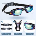 RIOROO Swim Goggles, Swimming Goggles No Leaking Anti-Fog For Women Men Adult Youth