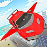 Sports Car Flying – City Driving Flight Simulator