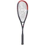 Dunlop Sports Blackstorm Carbon Squash Racket, Grey/Red